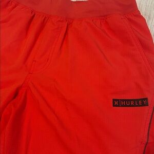 Hurley Bright Red Swim Shorts